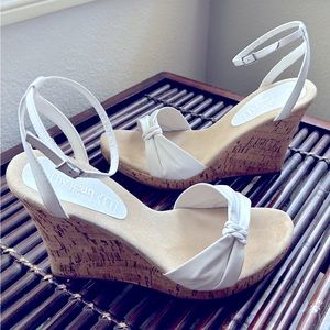 Cathy Jean cork wedges size 8